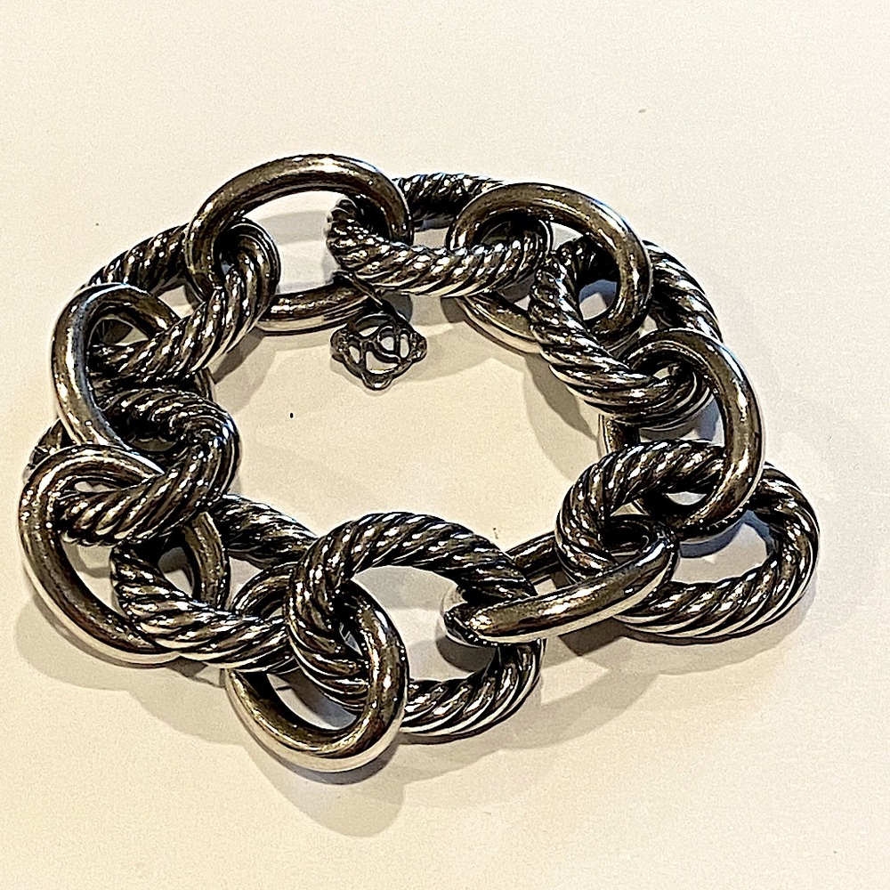 David Yurman Oval Link Bracelet Extra Large